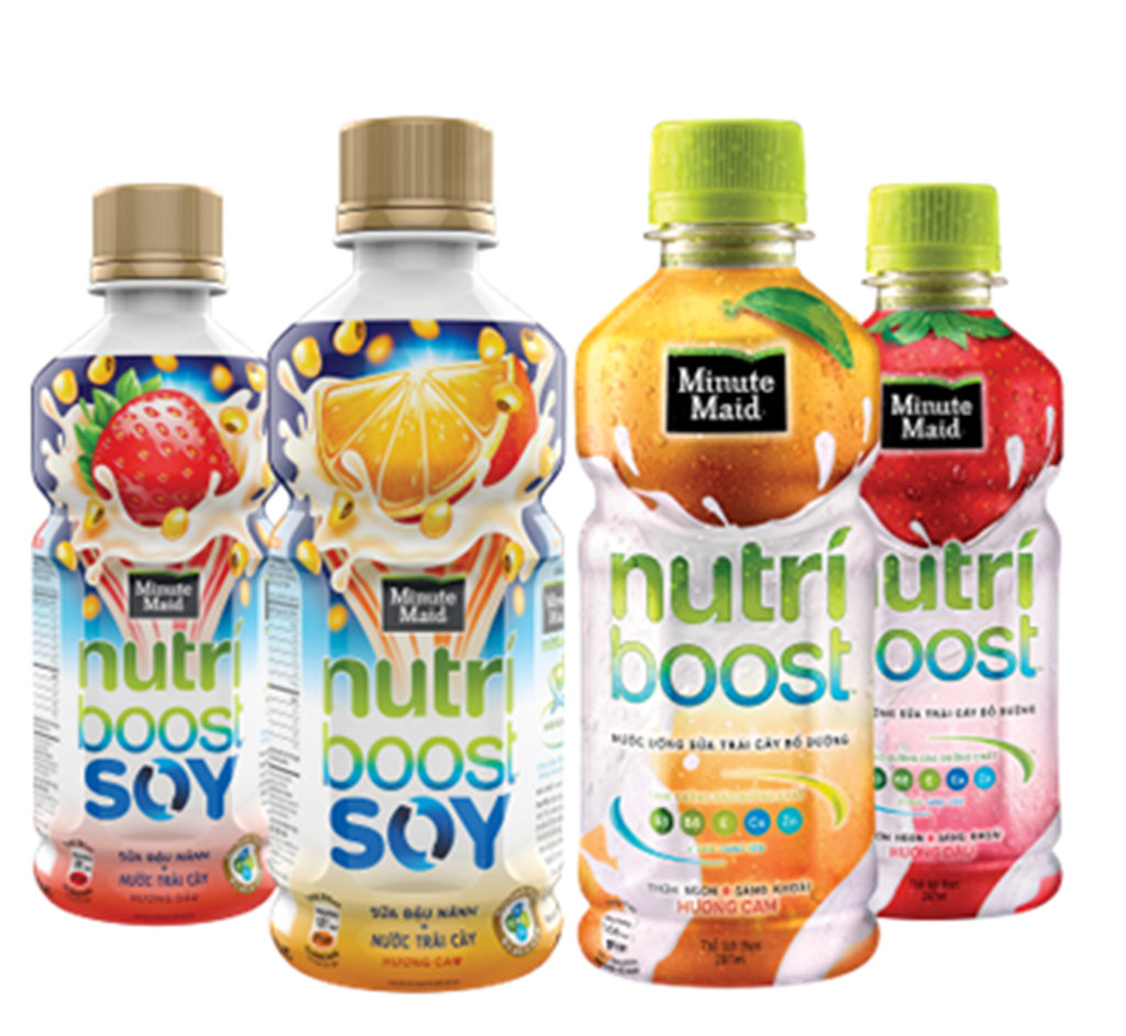 Nutriboost là thức uống dinh dưỡng - Sản phẩm của công ty Coca Cola 